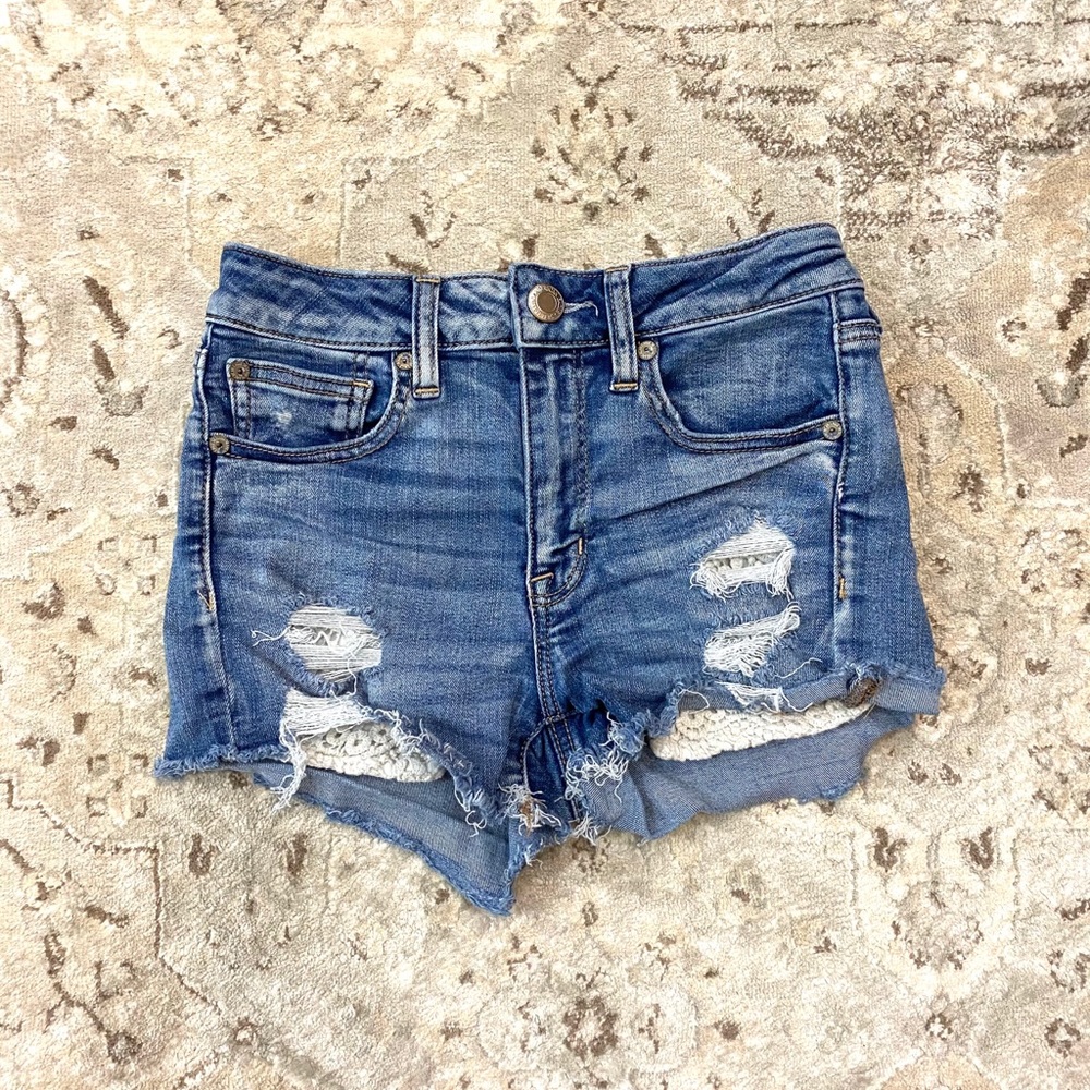 Jean shorts with cute pockets